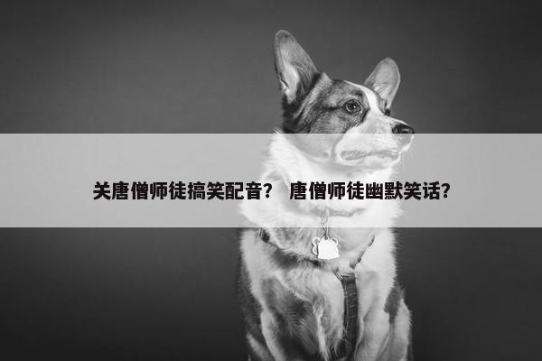 关唐僧师徒搞笑配音？ 唐僧师徒幽默笑话？