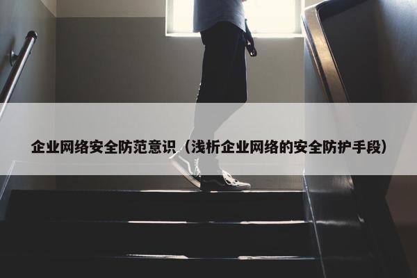 企业网络安全防范意识（浅析企业网络的安全防护手段）