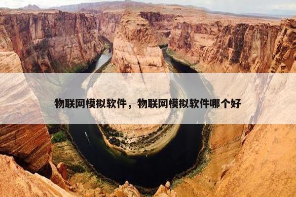 物联网模拟软件，物联网模拟软件哪个好