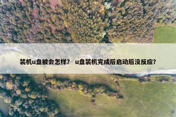 装机u盘被会怎样？ u盘装机完成后启动后没反应？