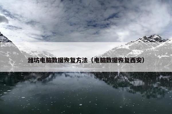 潍坊电脑数据恢复方法（电脑数据恢复西安）