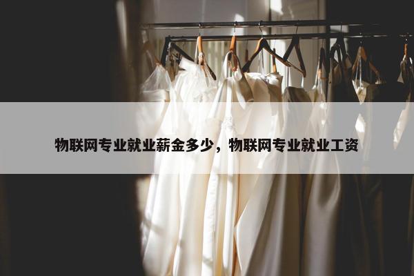 物联网专业就业薪金多少，物联网专业就业工资