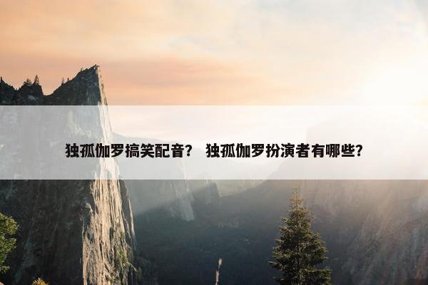 独孤伽罗搞笑配音？ 独孤伽罗扮演者有哪些？