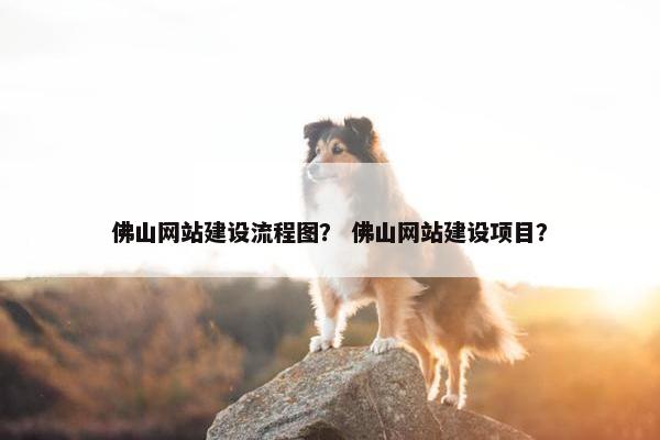 佛山网站建设流程图？ 佛山网站建设项目？