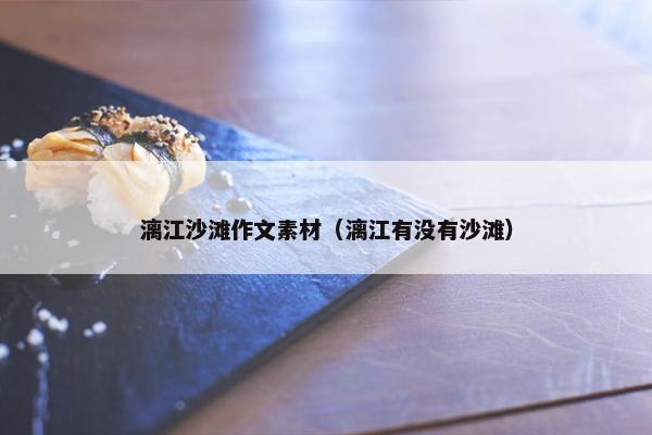 漓江沙滩作文素材（漓江有没有沙滩）