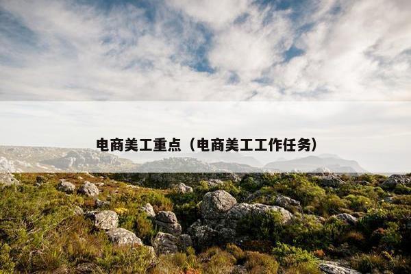 电商美工重点（电商美工工作任务）
