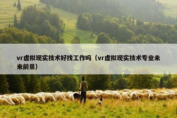 vr虚拟现实技术好找工作吗（vr虚拟现实技术专业未来前景）