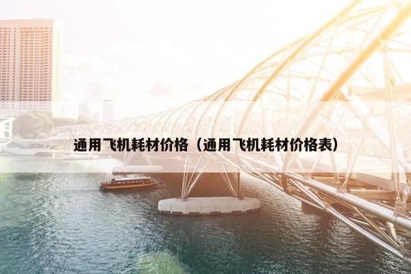 通用飞机耗材价格（通用飞机耗材价格表）
