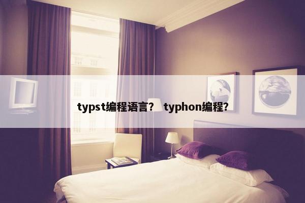 typst编程语言？ typhon编程？