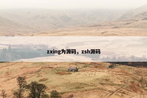 zxing为源码，zsh源码