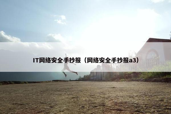 IT网络安全手抄报（网络安全手抄报a3）