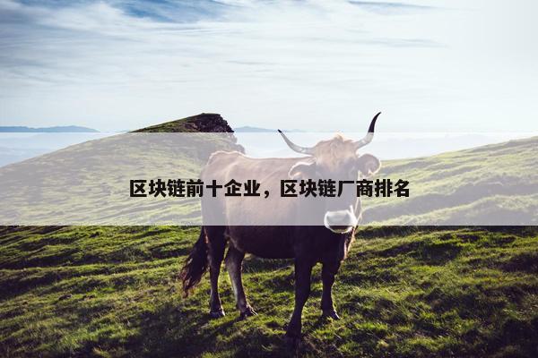区块链前十企业，区块链厂商排名