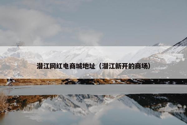 潜江网红电商城地址（潜江新开的商场）