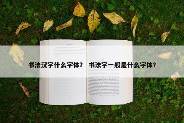 书法汉字什么字体？ 书法字一般是什么字体？