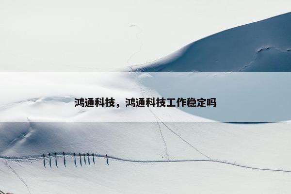 鸿通科技，鸿通科技工作稳定吗
