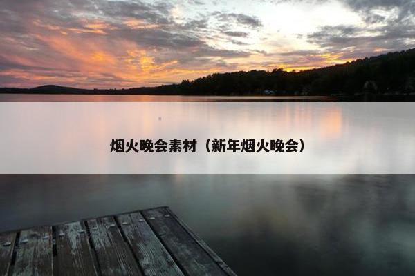 烟火晚会素材（新年烟火晚会）