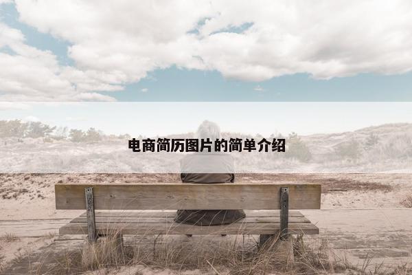 电商简历图片的简单介绍
