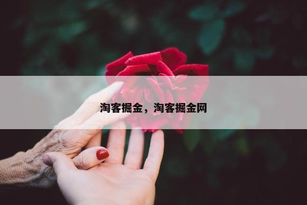 淘客掘金，淘客掘金网