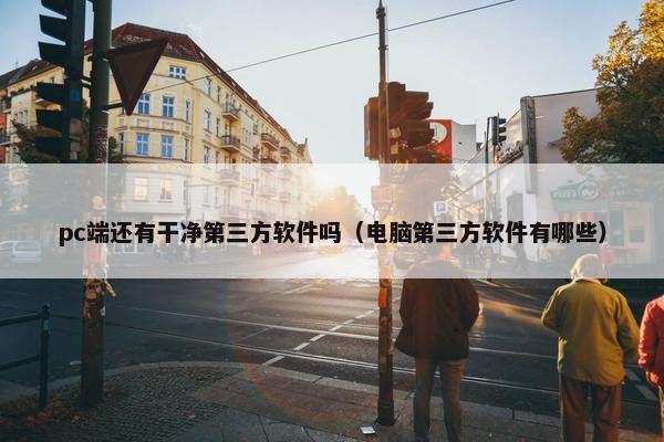 pc端还有干净第三方软件吗（电脑第三方软件有哪些）