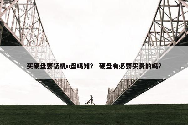 买硬盘要装机u盘吗知？ 硬盘有必要买贵的吗？