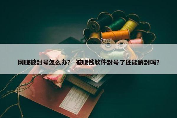 网赚被封号怎么办？ 被赚钱软件封号了还能解封吗？