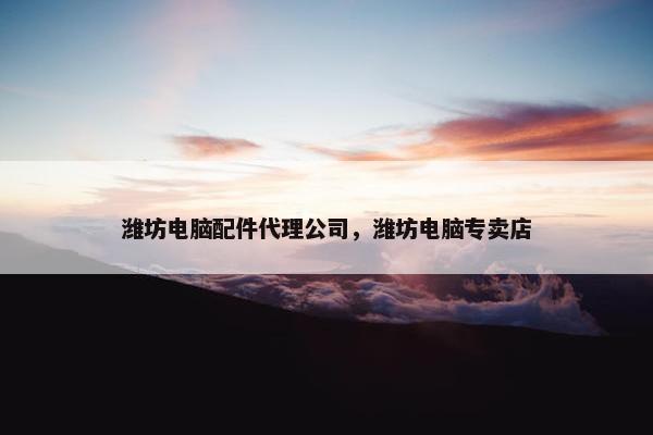潍坊电脑配件代理公司，潍坊电脑专卖店