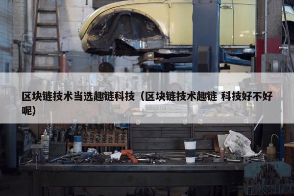区块链技术当选趣链科技（区块链技术趣链 科技好不好呢）