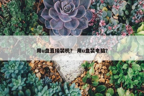用u盘直接装机？ 用u盘装电脑？