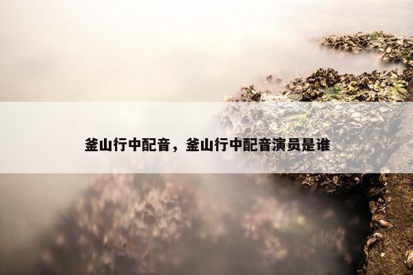 釜山行中配音，釜山行中配音演员是谁