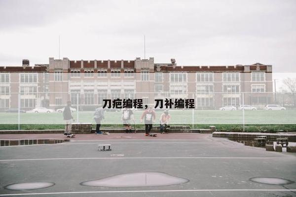 刀疤编程，刀补编程