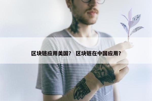 区块链应用美国？ 区块链在中国应用？