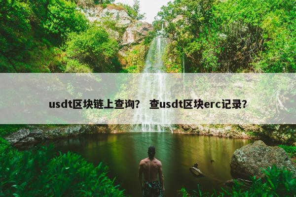 usdt区块链上查询？ 查usdt区块erc记录？