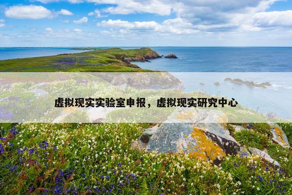 虚拟现实实验室申报，虚拟现实研究中心