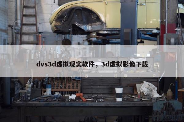 dvs3d虚拟现实软件，3d虚拟影像下载