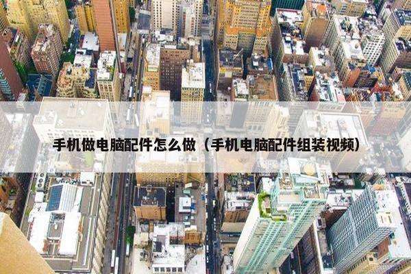 手机做电脑配件怎么做（手机电脑配件组装视频）