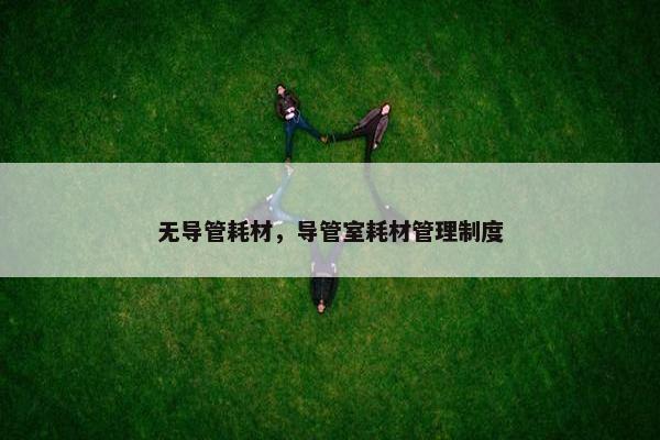 无导管耗材，导管室耗材管理制度