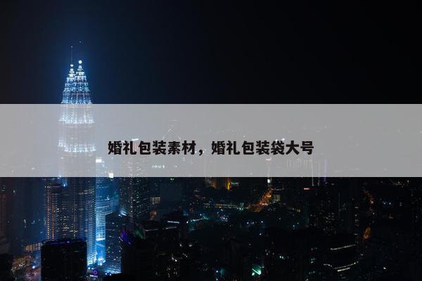 婚礼包装素材，婚礼包装袋大号