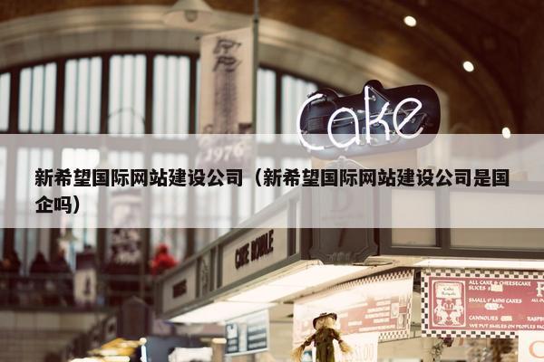 新希望国际网站建设公司（新希望国际网站建设公司是国企吗）