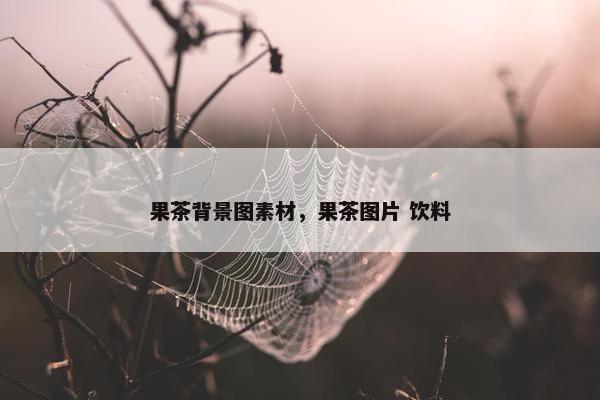 果茶背景图素材，果茶图片 饮料