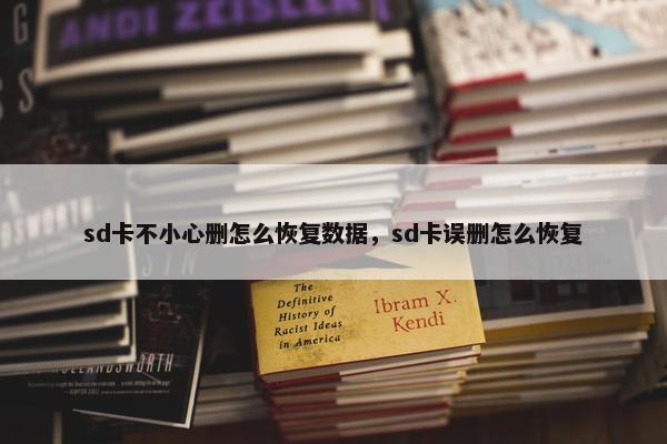 sd卡不小心删怎么恢复数据，sd卡误删怎么恢复