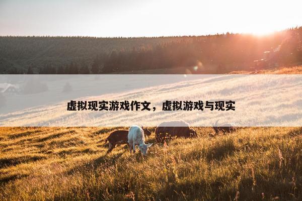 虚拟现实游戏作文，虚拟游戏与现实