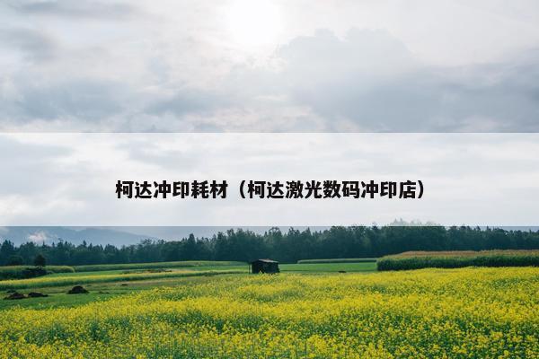 柯达冲印耗材（柯达激光数码冲印店）