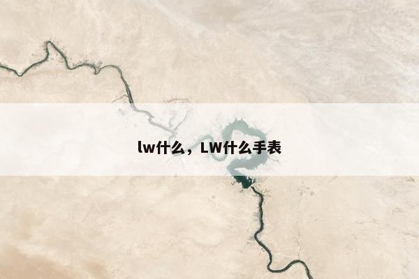 lw什么，LW什么手表