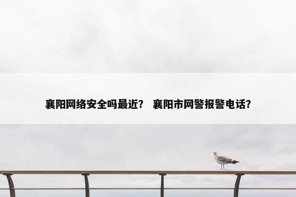 襄阳网络安全吗最近？ 襄阳市网警报警电话？
