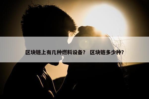 区块链上有几种燃料设备？ 区块链多少种？