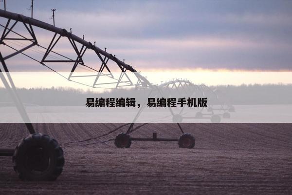 易编程编辑，易编程手机版