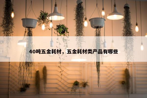 40吨五金耗材，五金耗材类产品有哪些