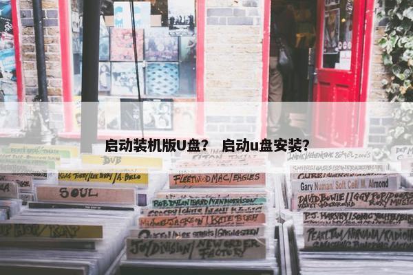 启动装机版U盘？ 启动u盘安装？