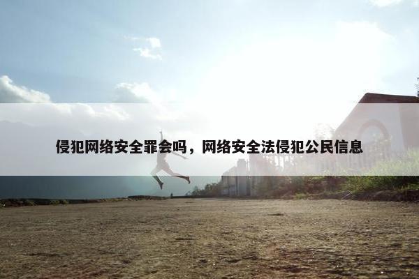 侵犯网络安全罪会吗，网络安全法侵犯公民信息
