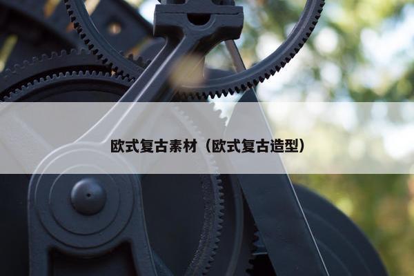 欧式复古素材（欧式复古造型）